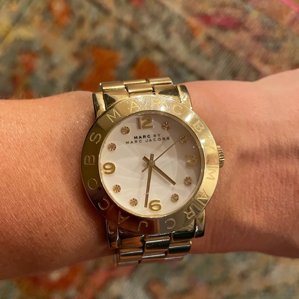 Gold Marc Jacobs Watch